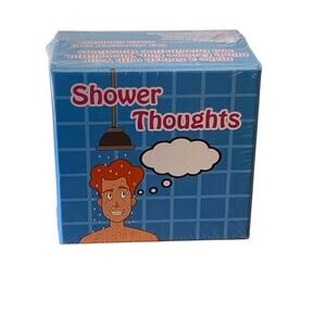 Shower Thoughts Card Game BAK House Games 240 Card Conversation Starter Ages 13+
